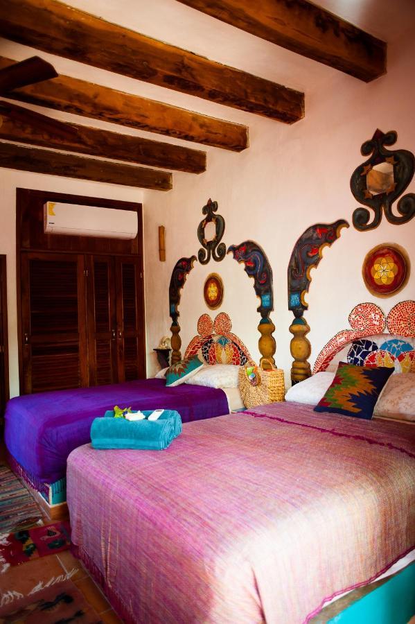 Nacional Beach Club & Bungalows Mahahual Eksteriør billede